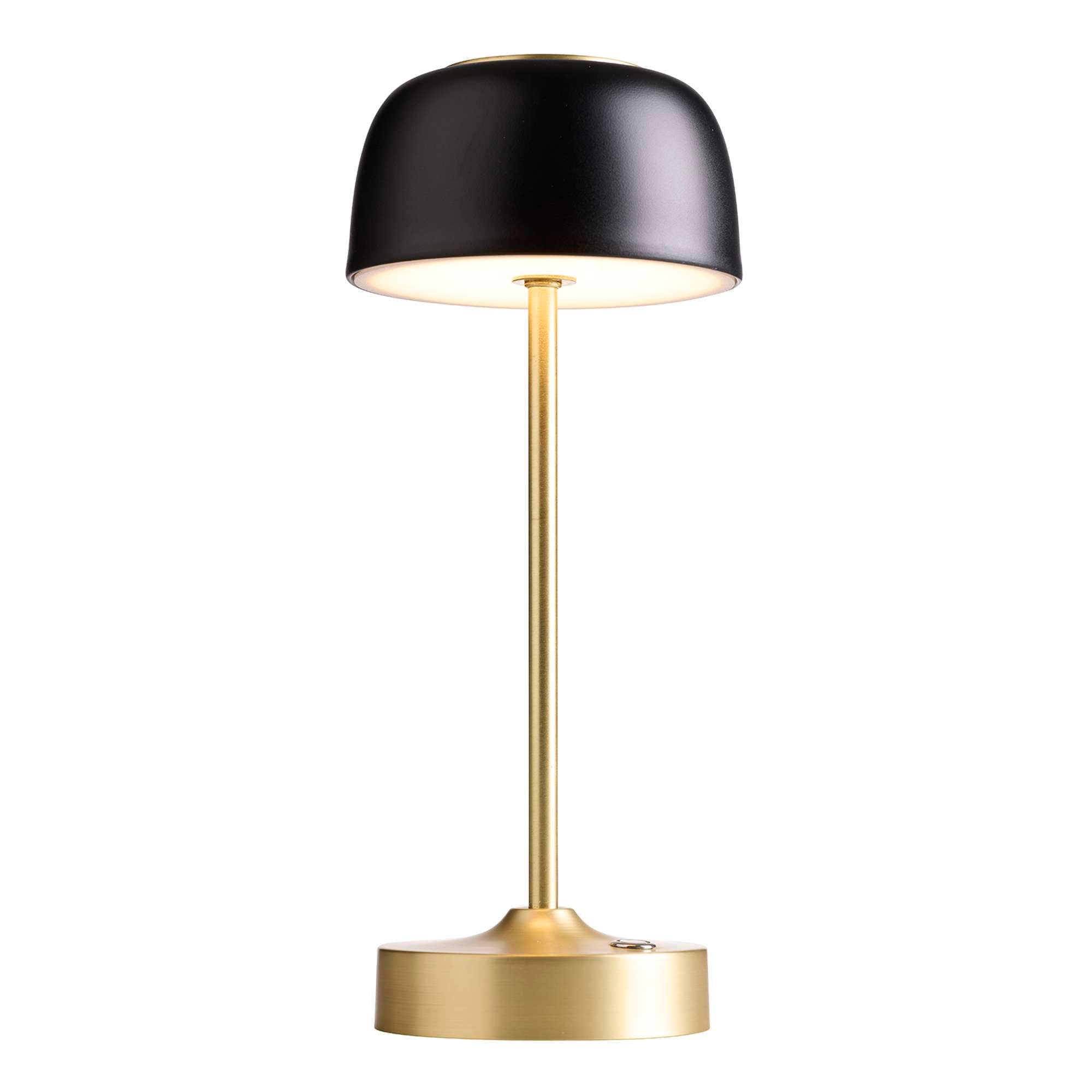 Royal Trådløs Bordlampe - sort/guld