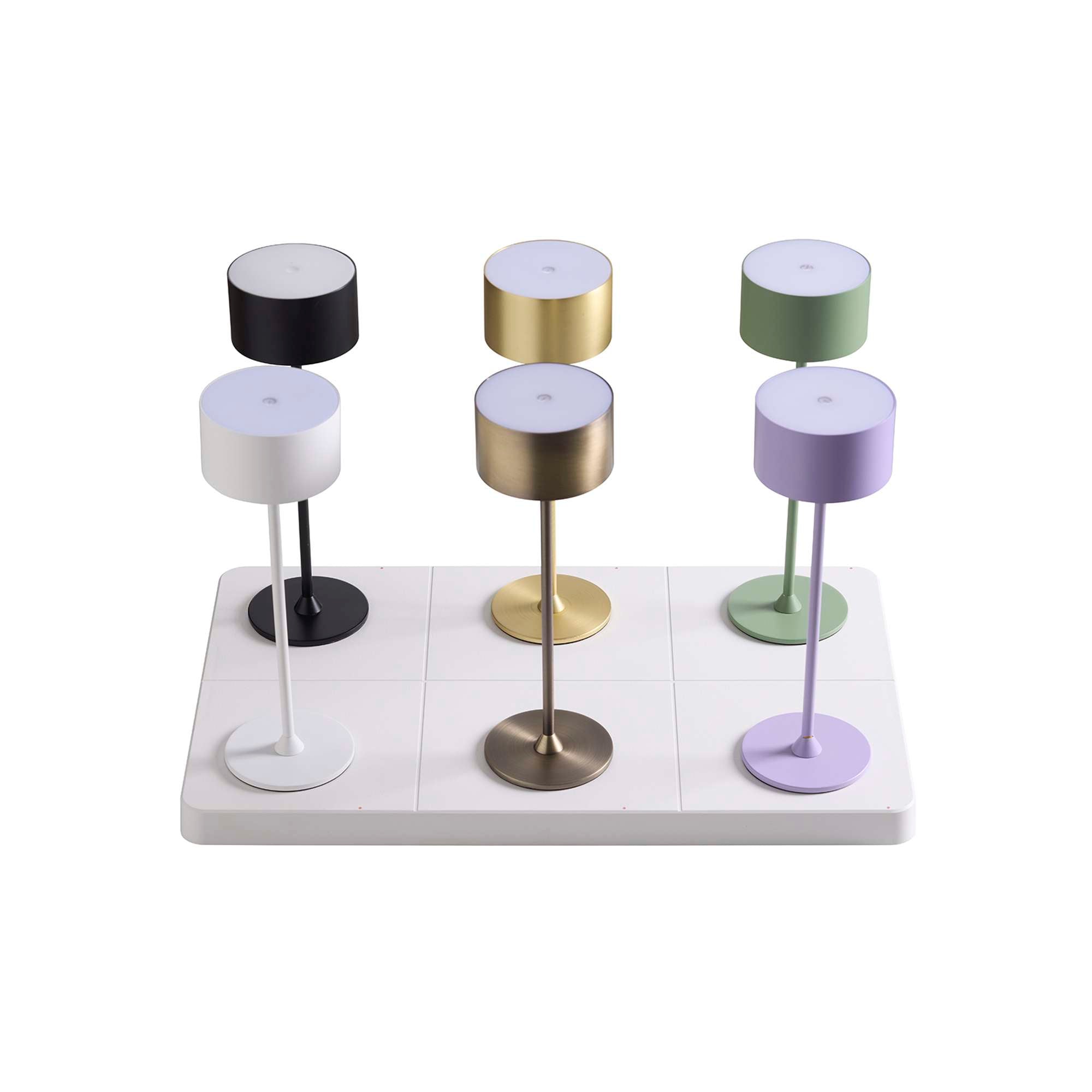 Ladestation Trådløs til 6 Lamper - hvid