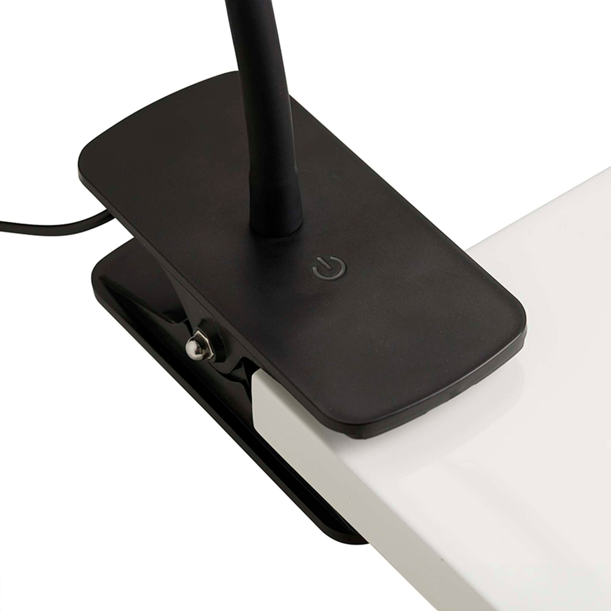 Tulipan LED Klemmelampe Sort_4