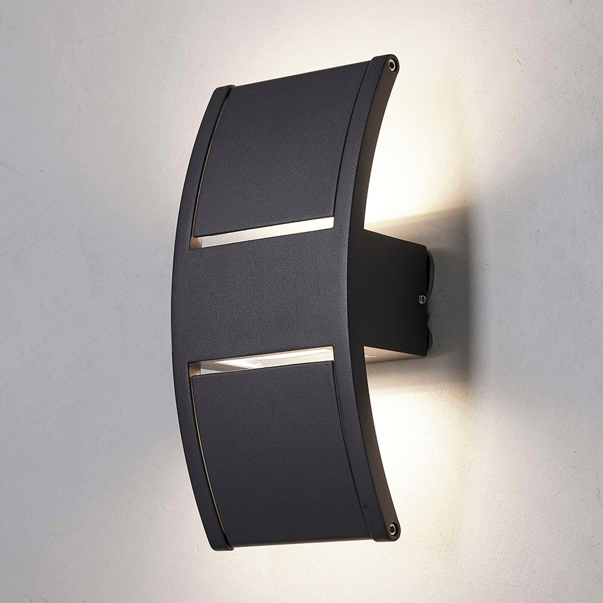 Lærk Udendørs væglampe Antracitgrå Up/Downlight_4