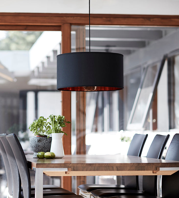 Nielsen Light Stofpendler med farvet inderside