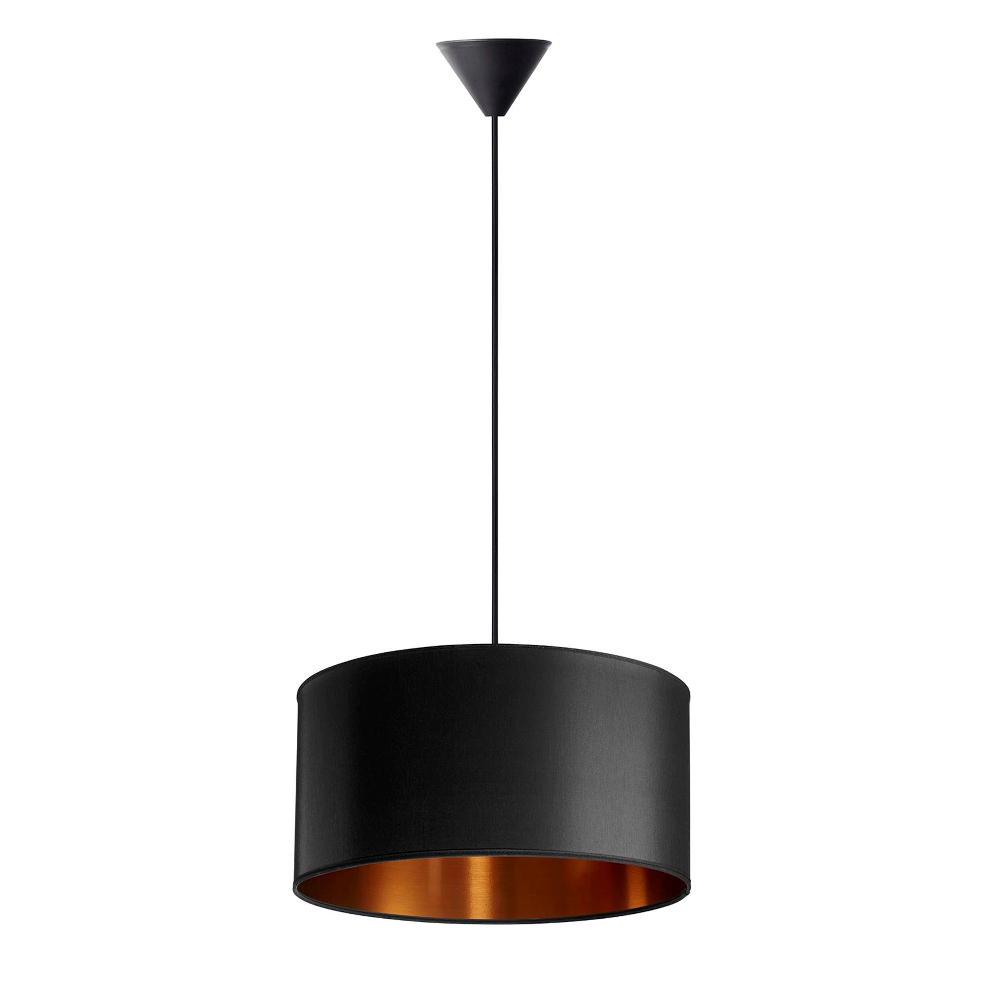 Isabella Castillo Pendel 40 cm. Sort/kobber_1