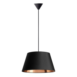 Isabella Campo Pendel 45 cm. Sort/kobber_1