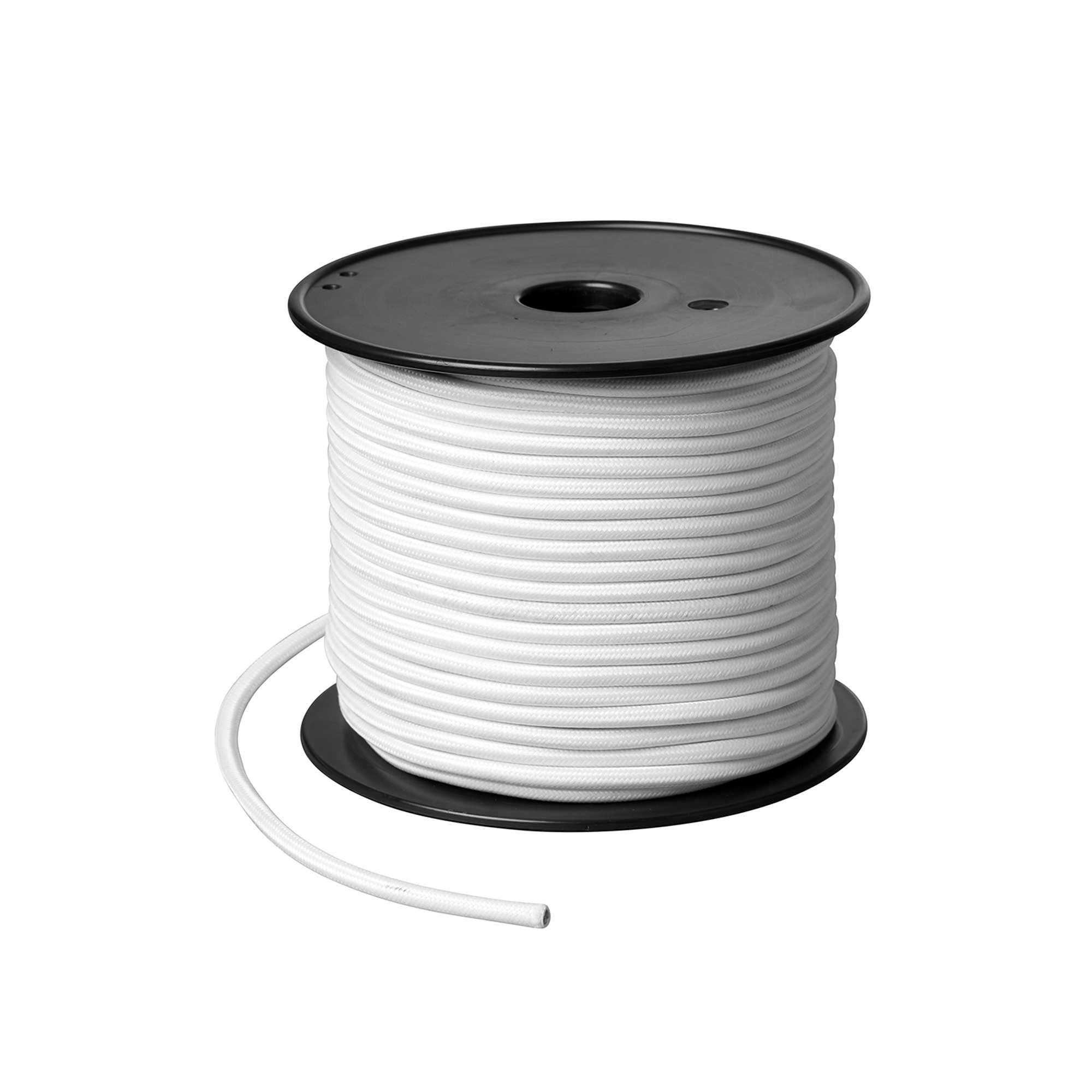 Stofledning 50 m. på rulle Hvid_1