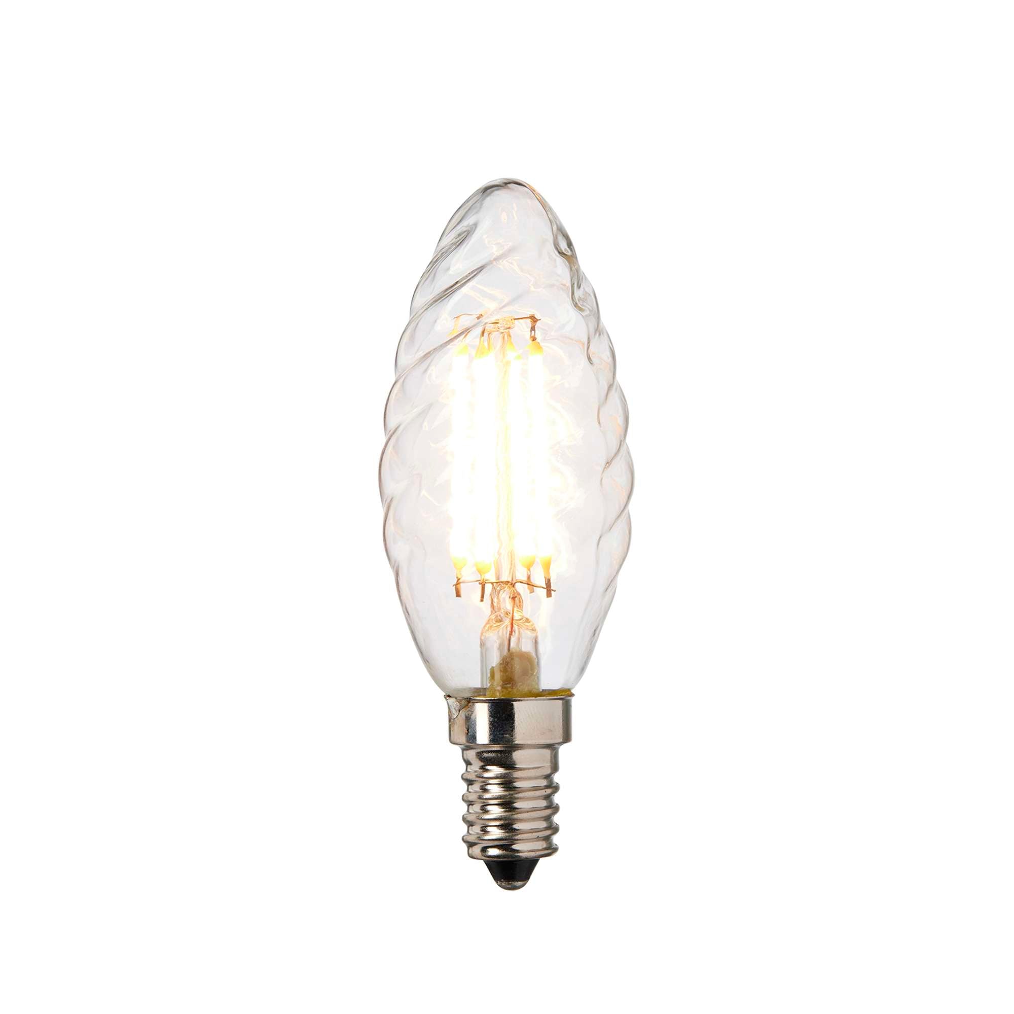 Snoet LED kertepære 3W Klart glas_1