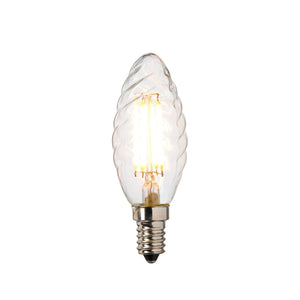 Snoet LED kertepære 3W Klart glas_1