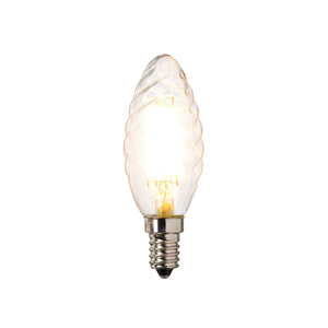 Snoet LED kertepære 4W Klart glas_1