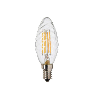 Snoet LED kertepære 4W Klart glas_2