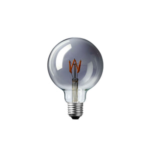 LED Globepære 3W Mørktonet glas Ø9,5 cm._2