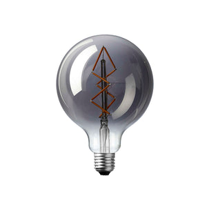 ZigZag LED Globepære 6W Mørktonet glas Ø12,5 cm._2