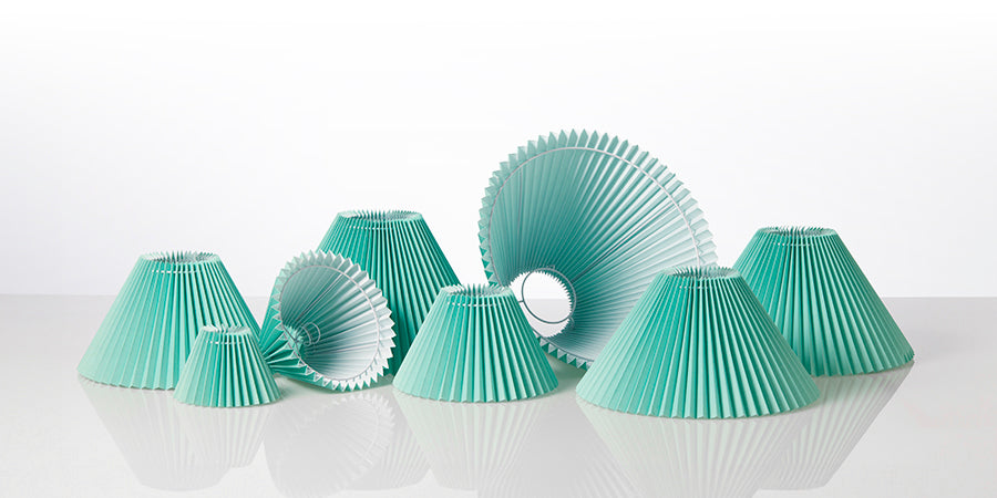 Nielsen Light Hacienda Plisse lampeskærme i grøn