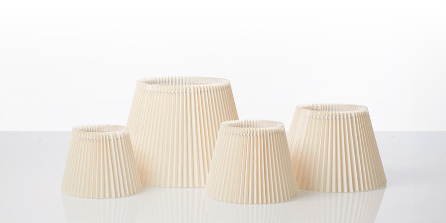 Nielsen Light Villa Plisse lampeskærme i creme