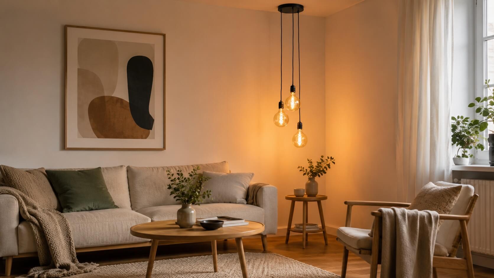 Lampe med flere pærer | Vælg mellem 3, 5 og 7 pærer