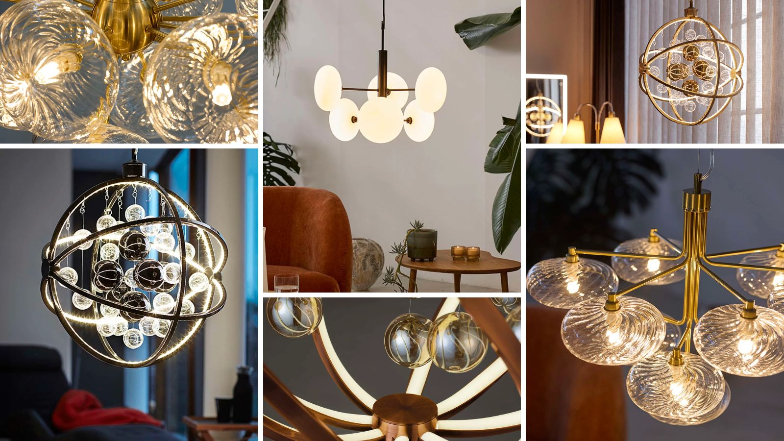 Lampe med glaskugler | Smukt design og godt lys