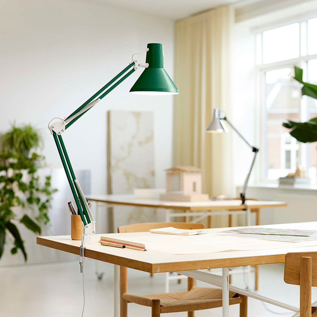 Jensen Arkitektlampe - grøn