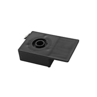 Indsats til bordfod - sort