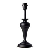 Silke Bordlampefod - sort H37 cm