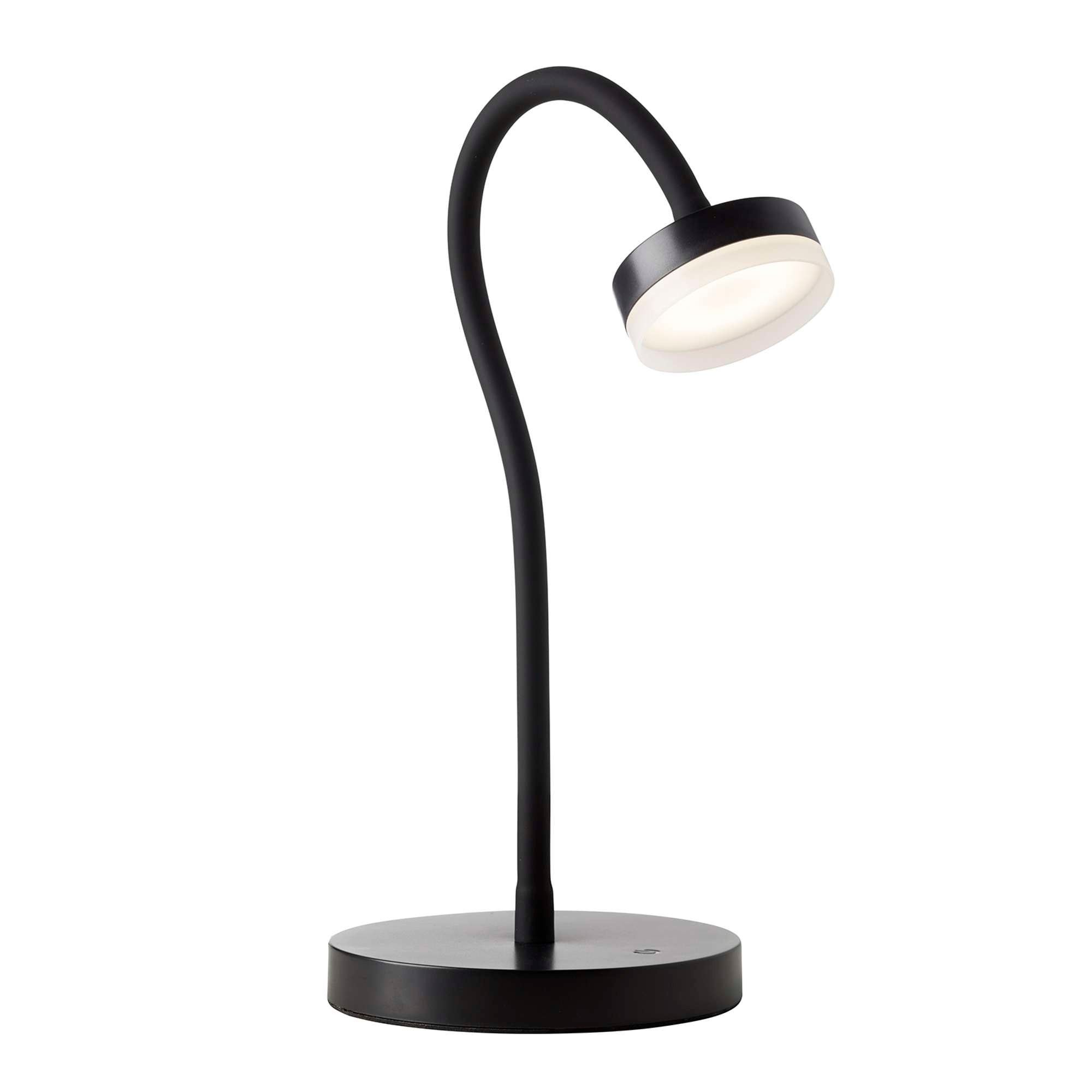 Tulipan LED Skrivebordslampe Sort