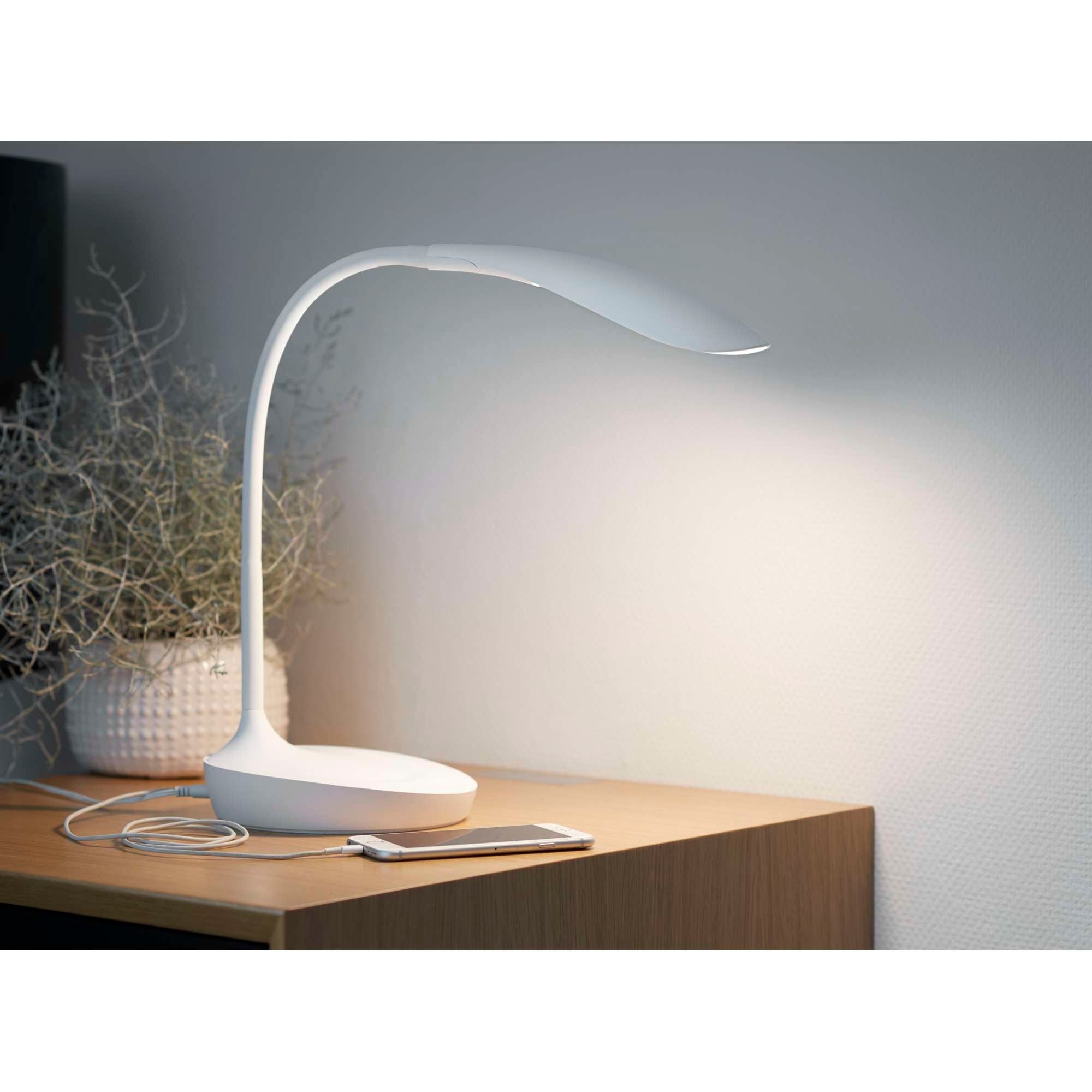 Samba LED Skrivebordslampe - hvid