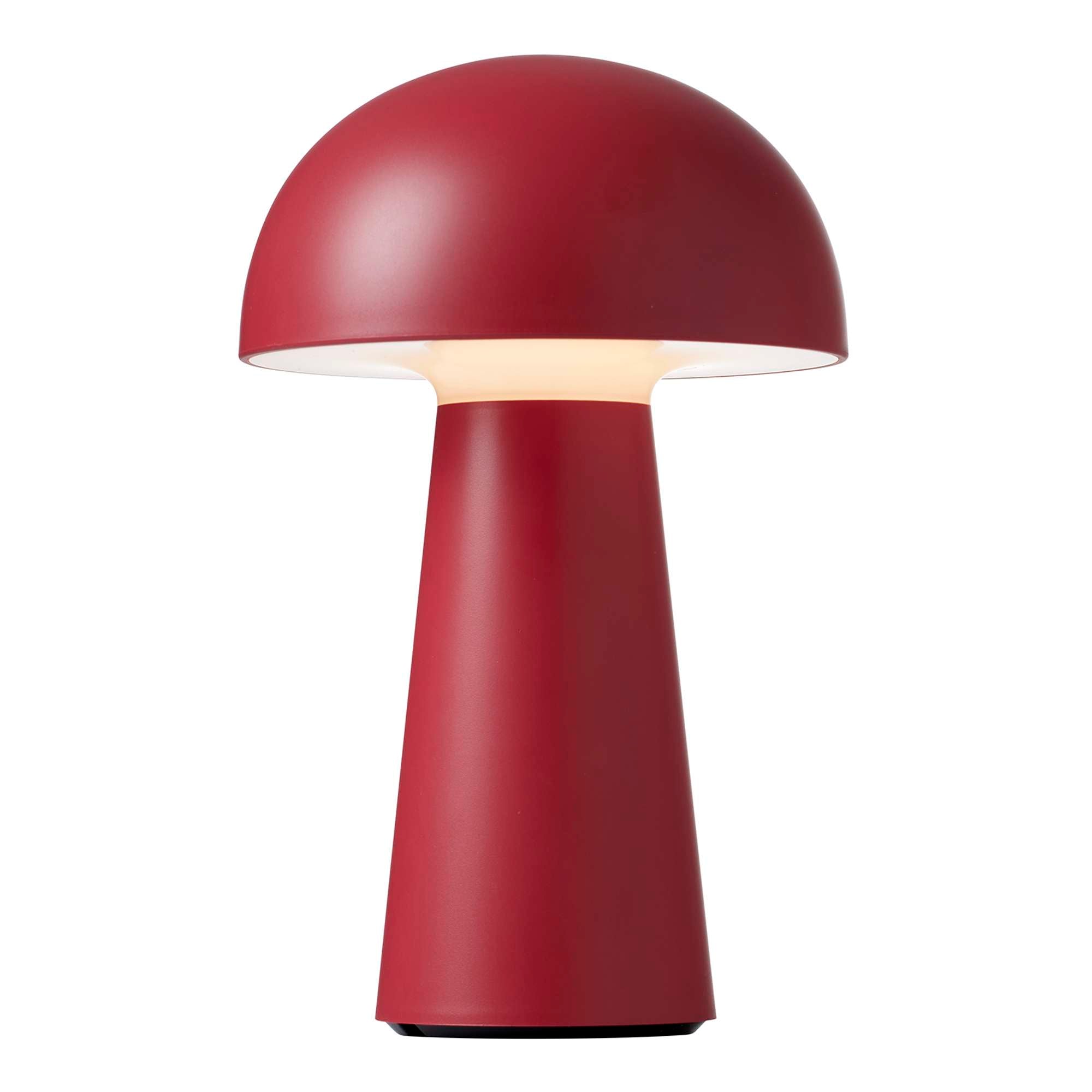 Move Me Genopladelig Bordlampe Vinrød