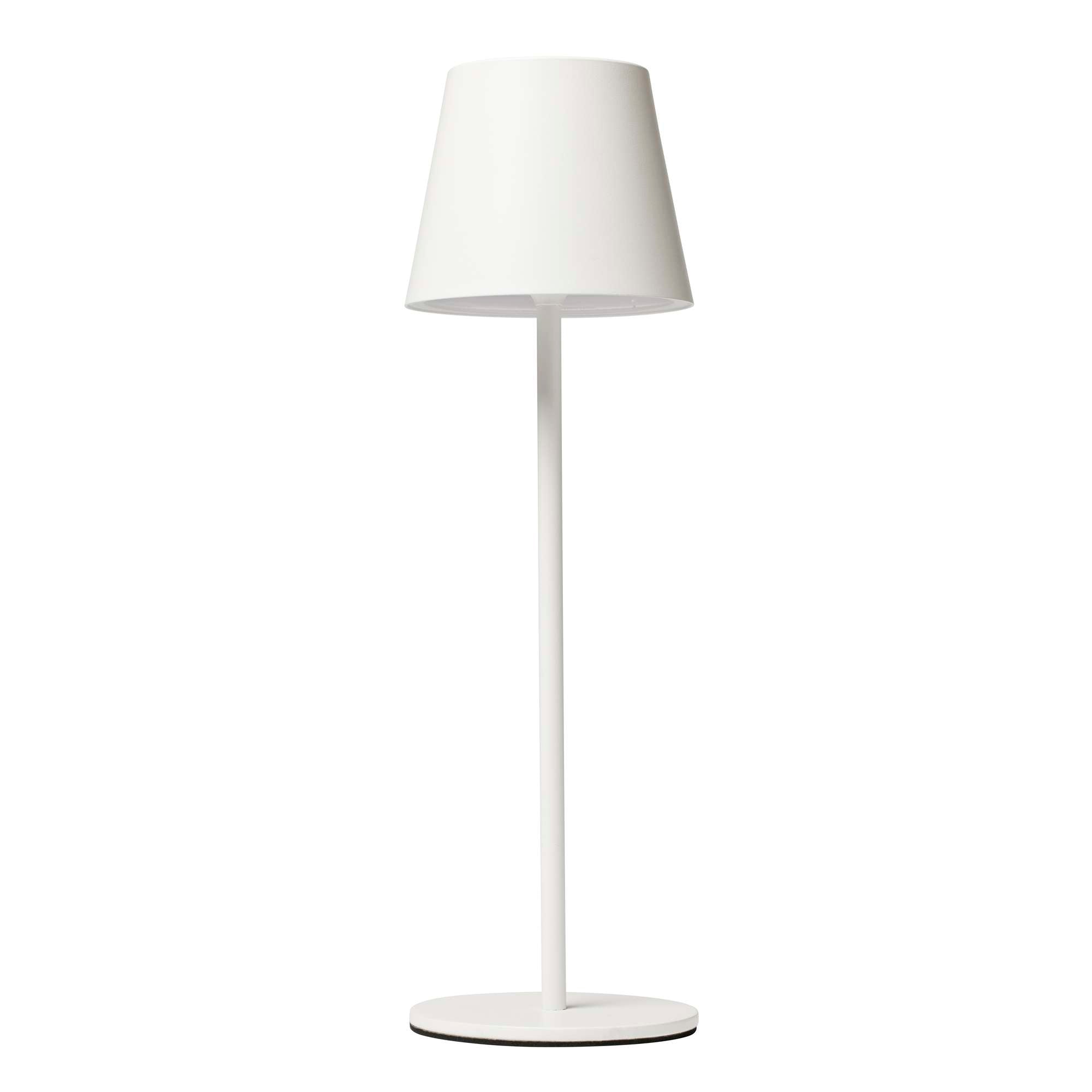One Genopladelig Bordlampe Hvid