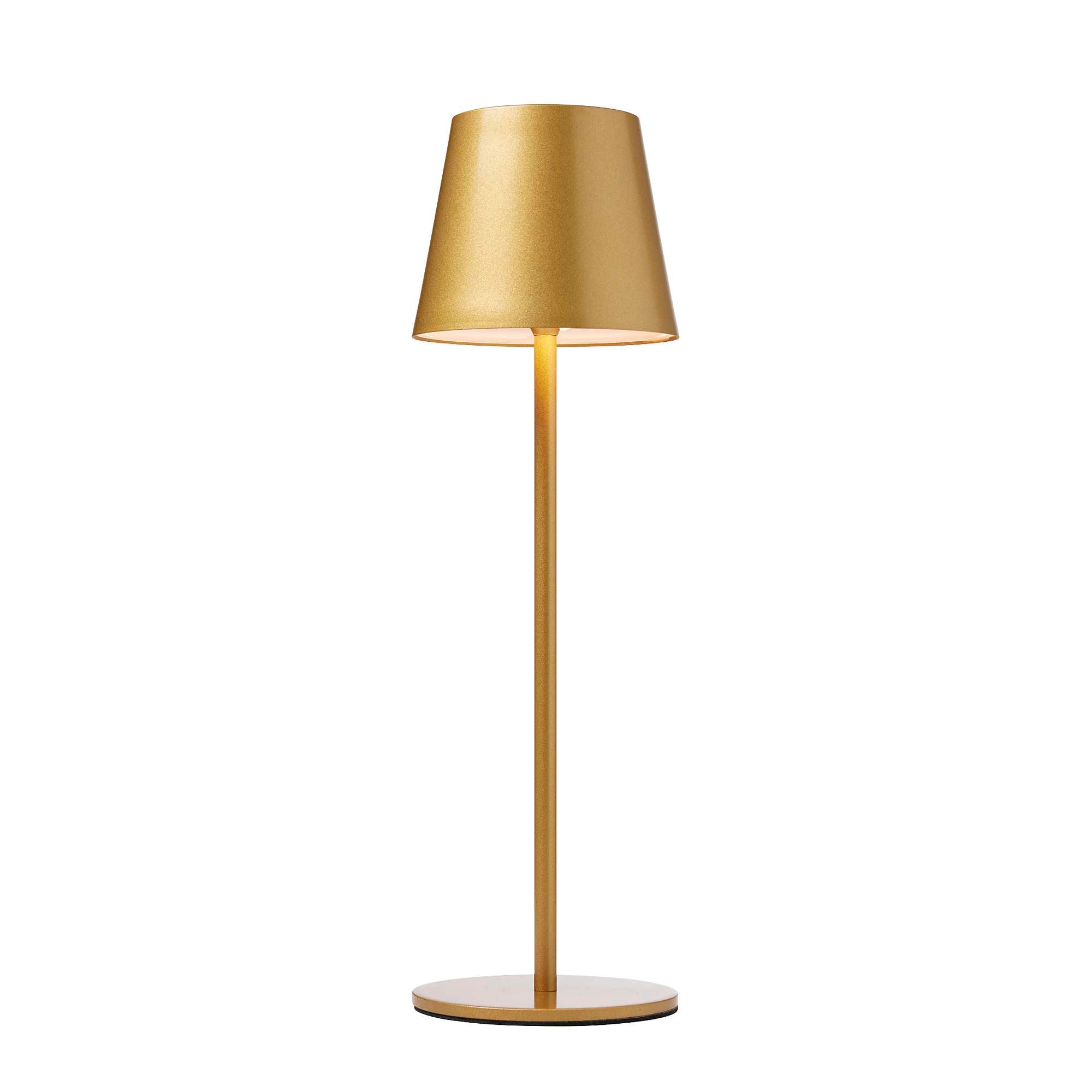One Genopladelig Bordlampe Bronze