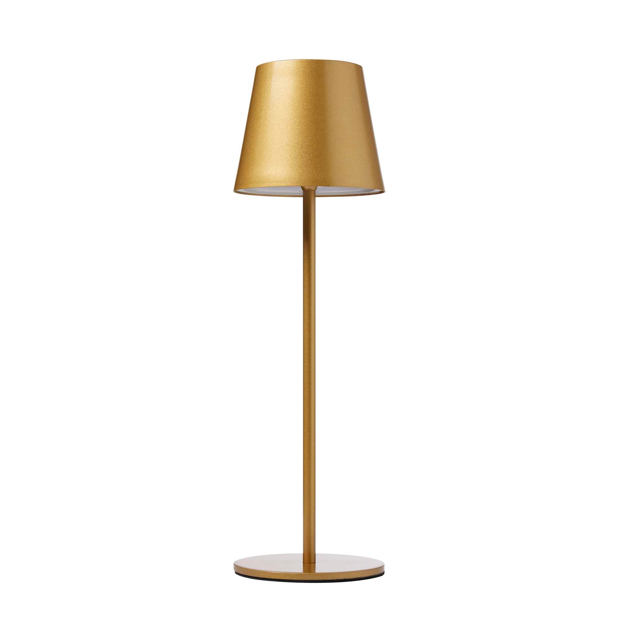 One Genopladelig Bordlampe Bronze
