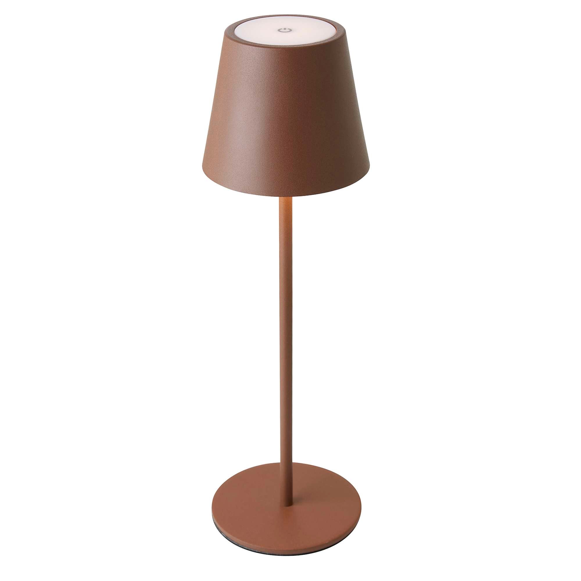 One Genopladelig Bordlampe Chokolade