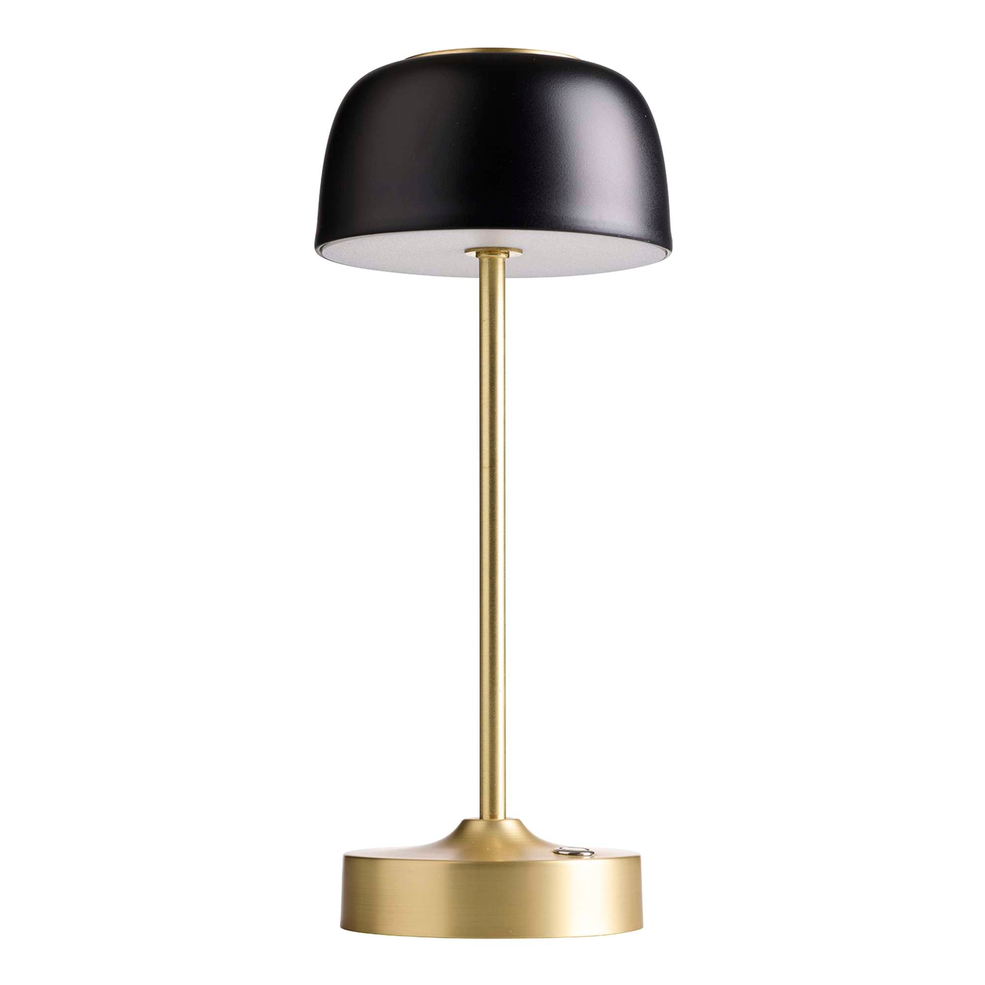 Royal Trådløs Bordlampe - sort/guld