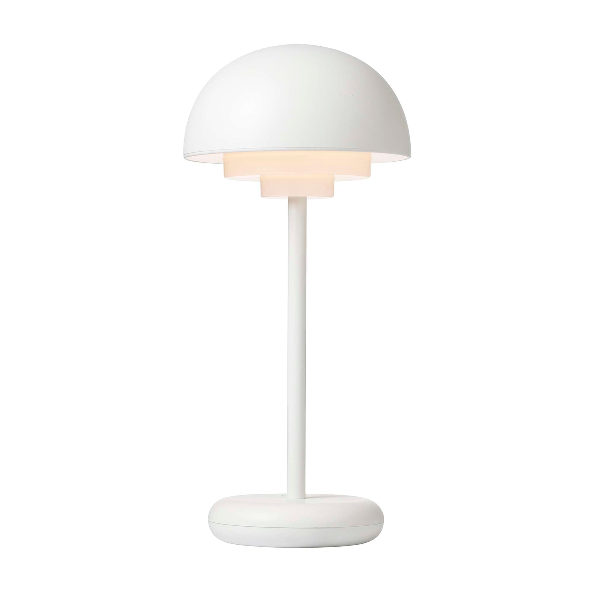 Toscana Genopladelig Bordlampe Hvid