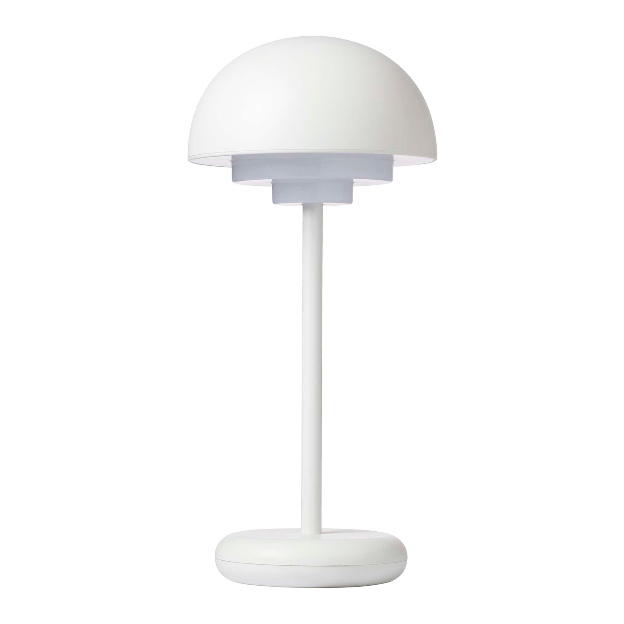 Toscana Genopladelig Bordlampe Hvid
