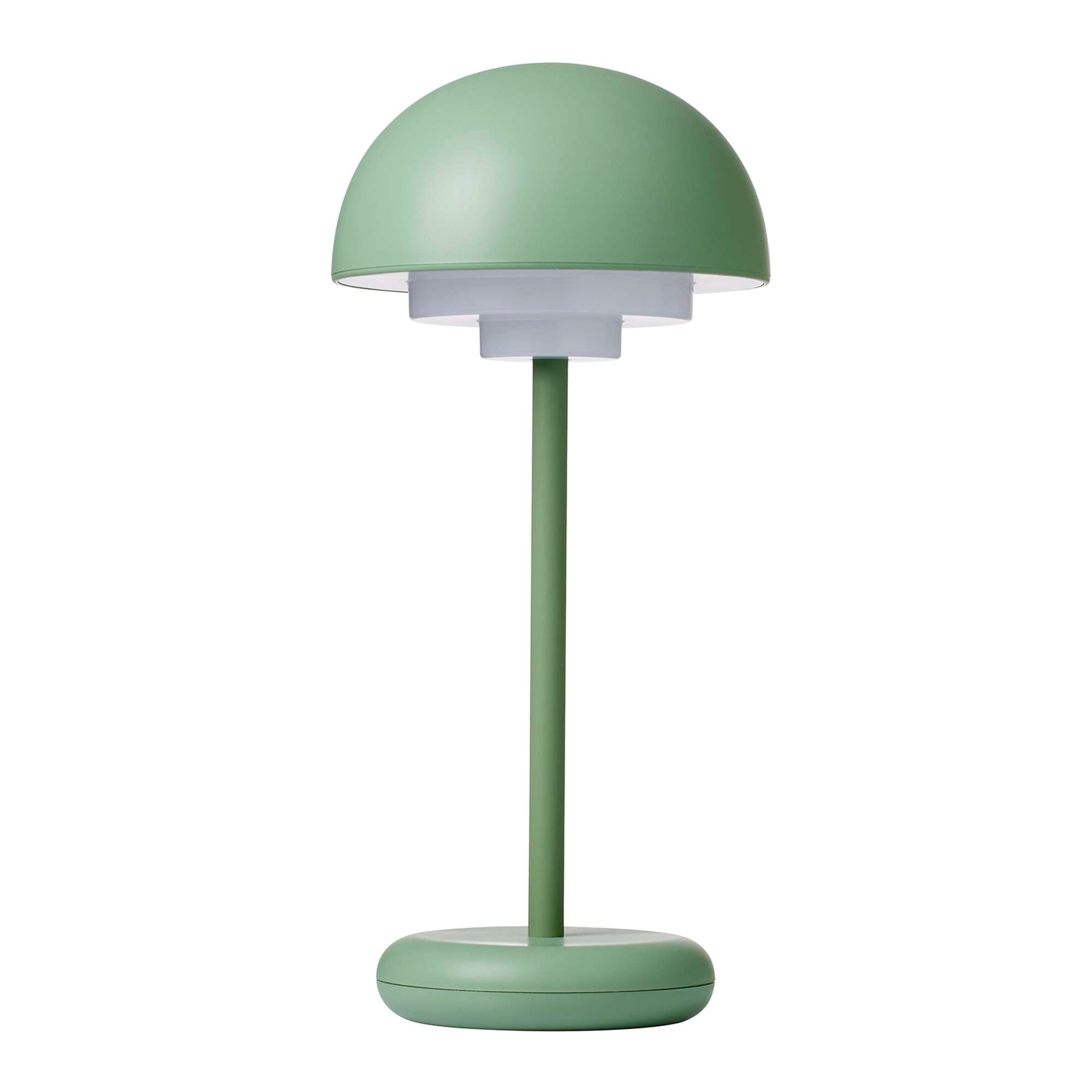 Toscana Genopladelig Bordlampe Støvet grøn