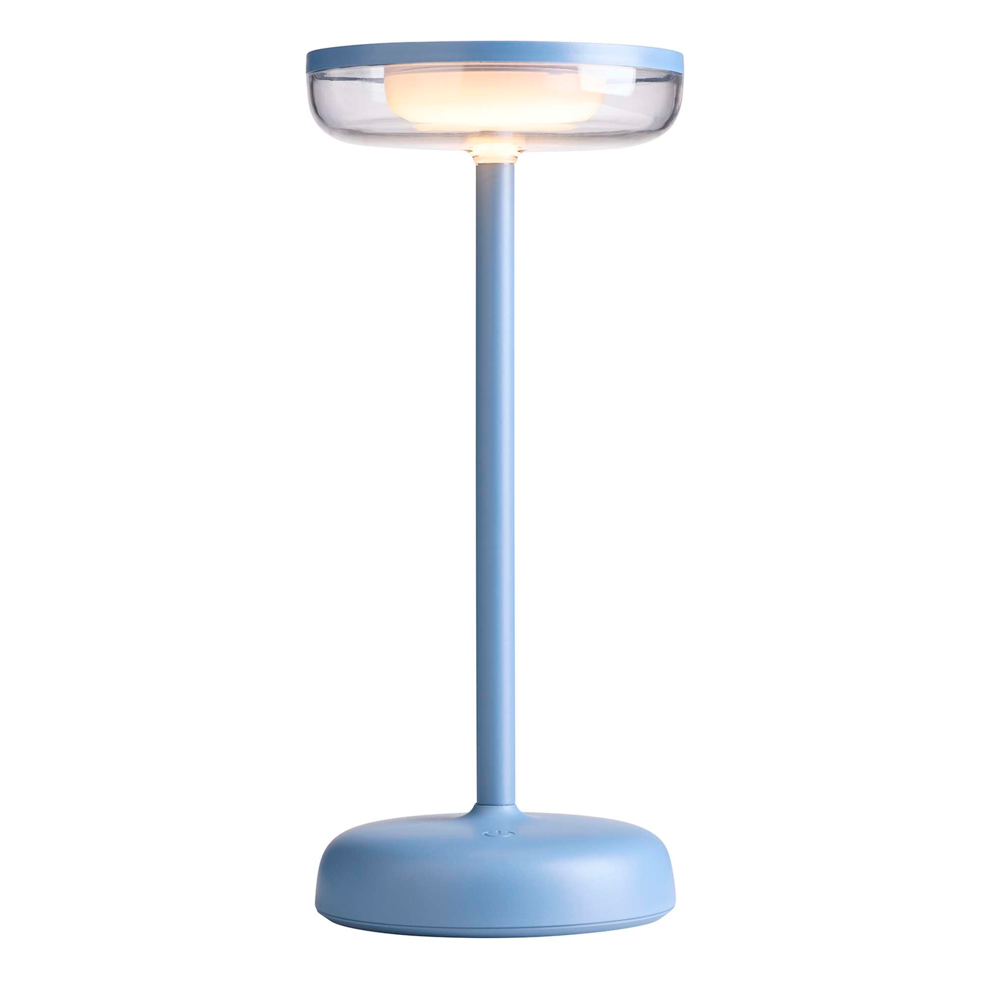 Breeze Solcelle Bordlampe - støvet blå