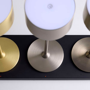 Ladestation Trådløs til 3 Lamper - sort