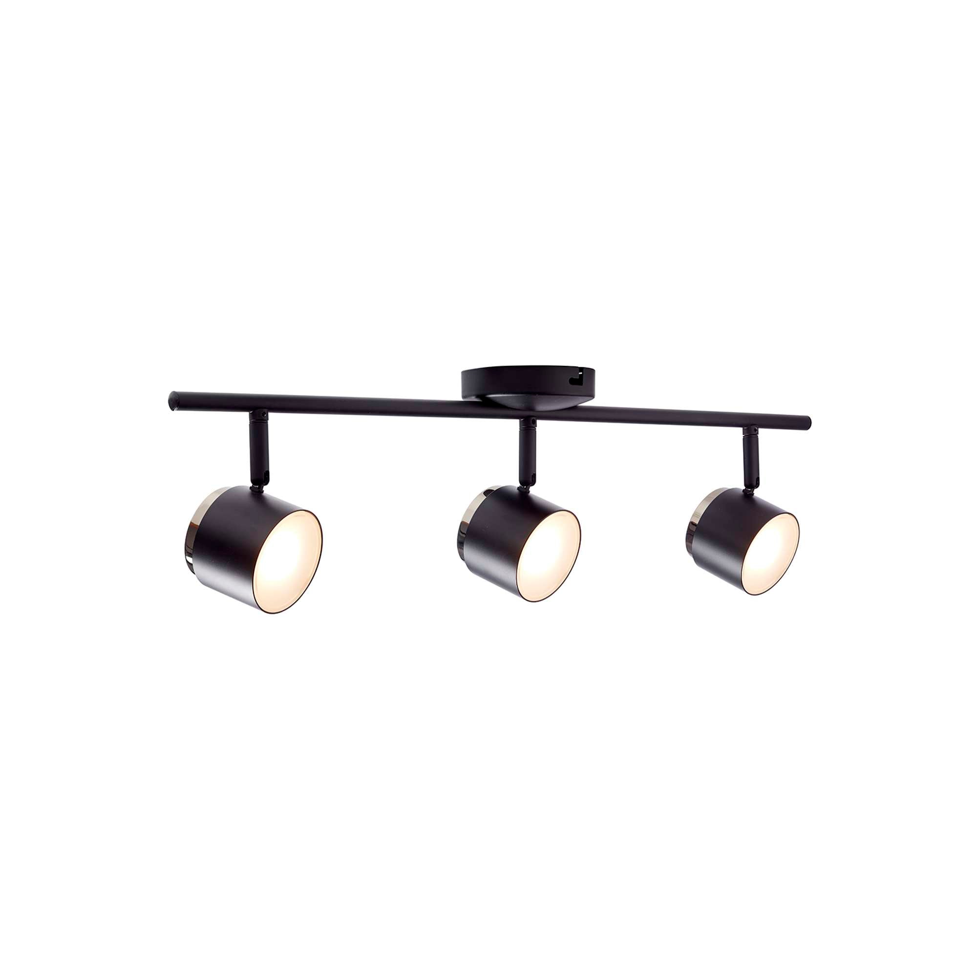 Teater LED 3-Loftspot Sort