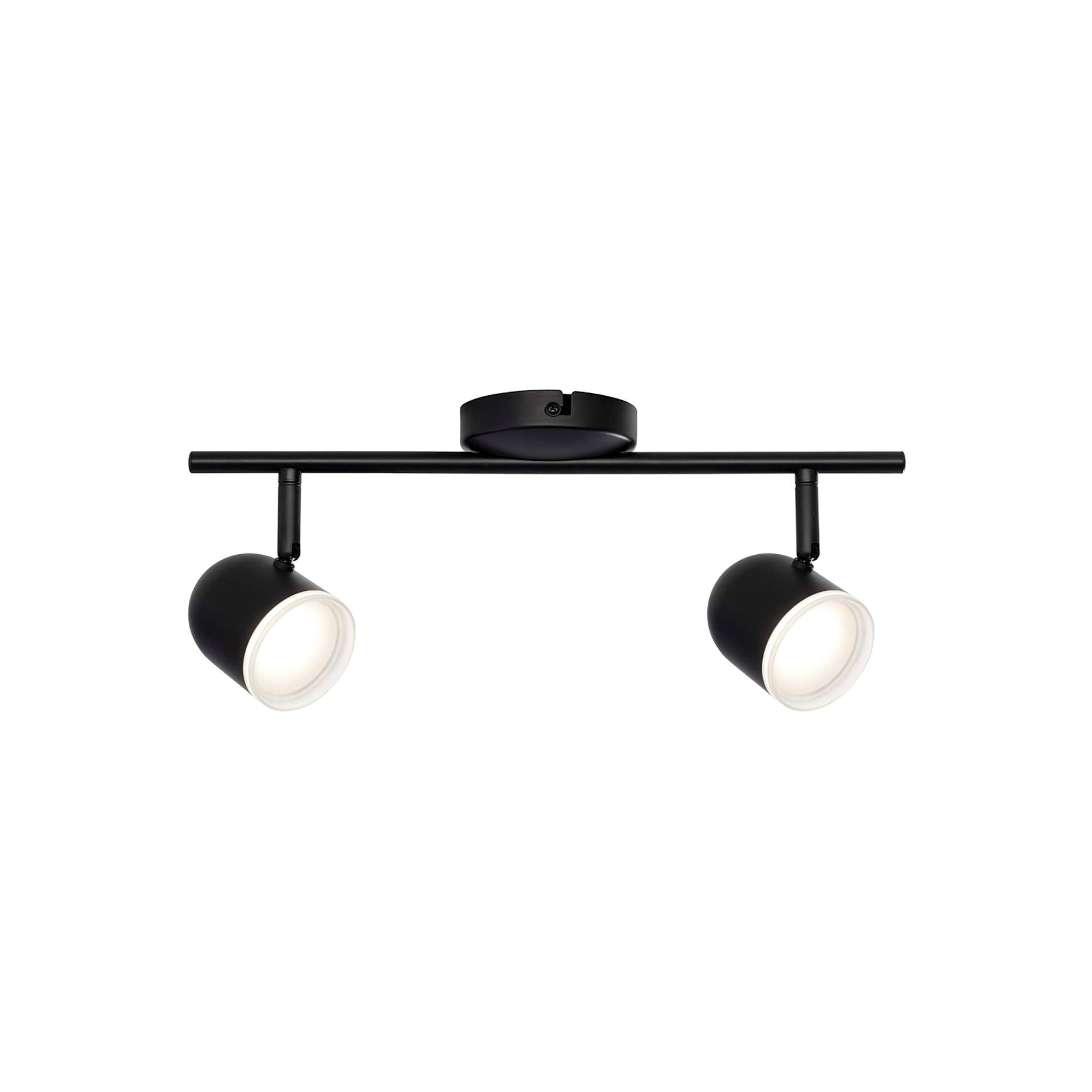 Hall LED 2-Loftspot Sort