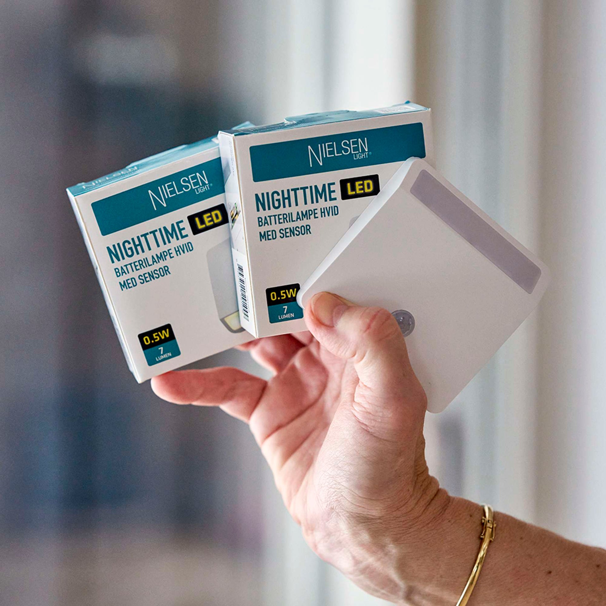 Nighttime Batterilampe med sensor