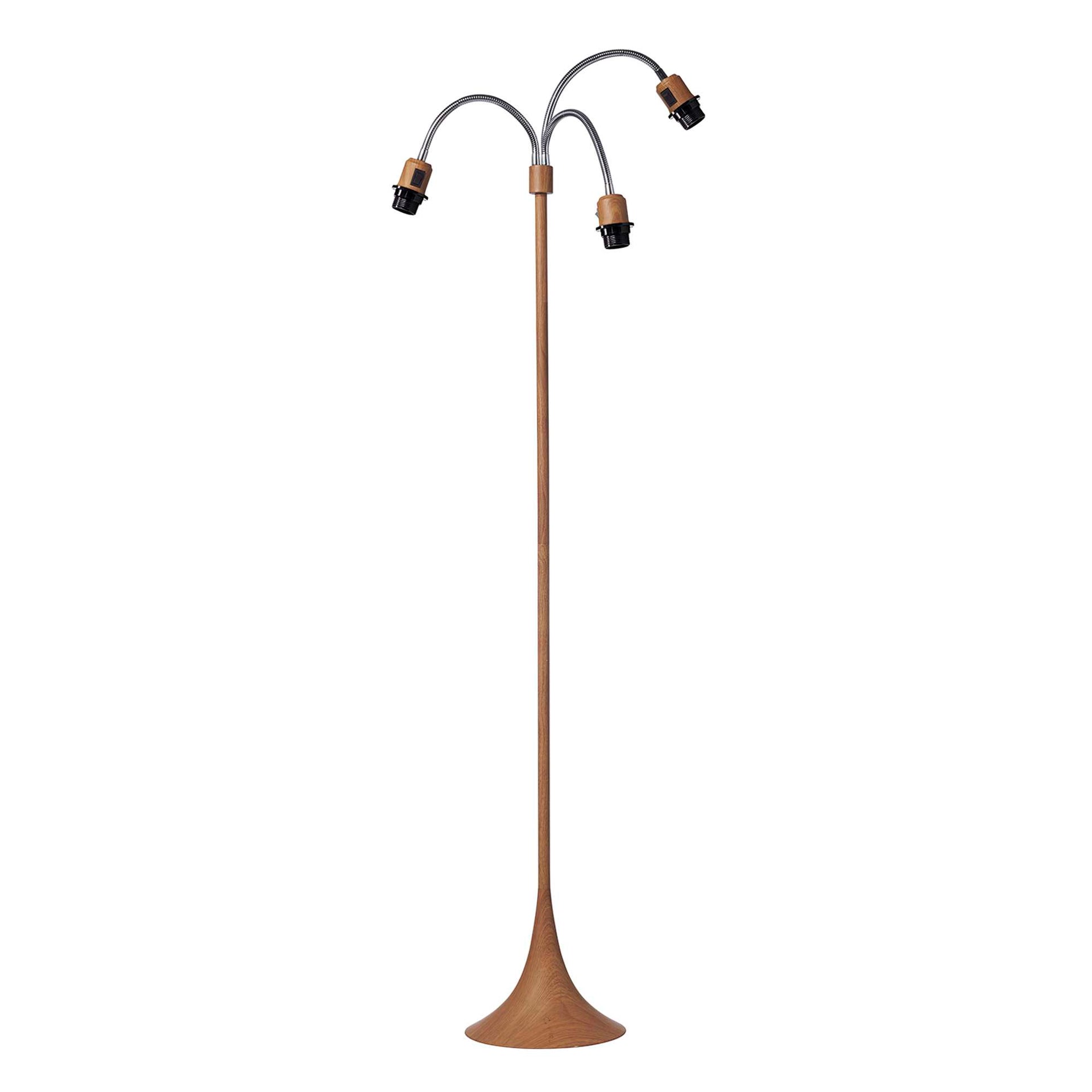 Trafik Gulvlampefod Trælook u/skærme_2