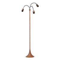 Trafik Gulvlampefod - trælook uden skærme