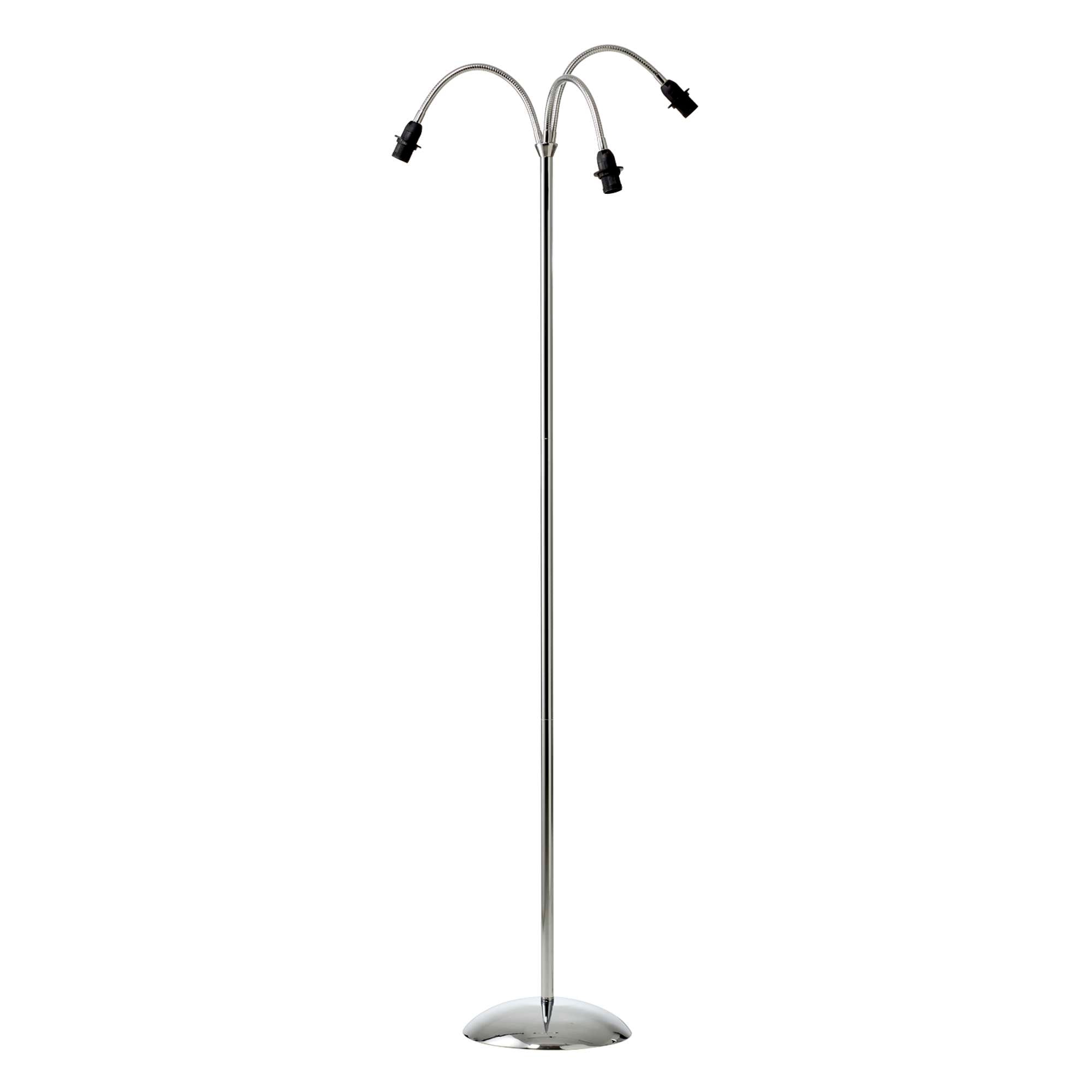Salsa Gulvlampe Krom m/Rød, gul og grøn lampeskærm