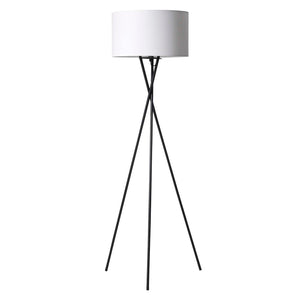 Uptown Gulvlampe Sort m/Hvid lampeskærm_1