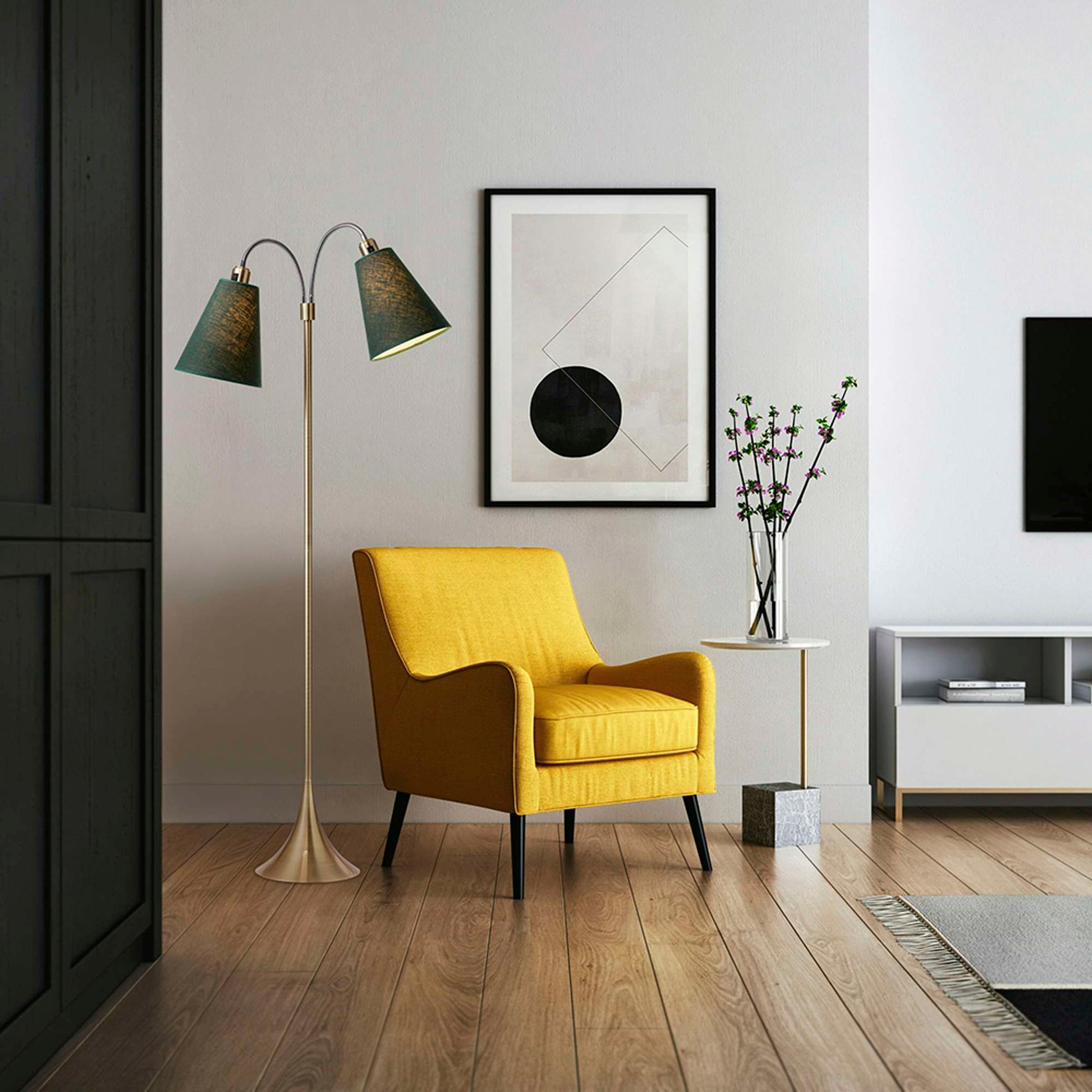 Carolin Trafik lampeskærm - skovgrøn