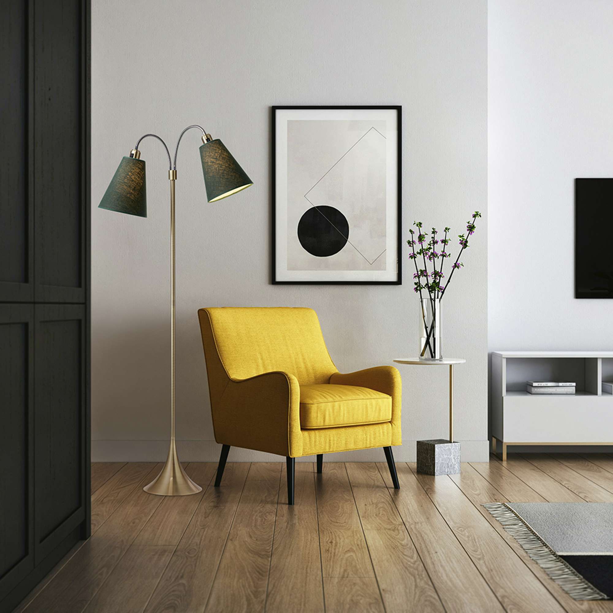 Carolin Trafik lampeskærm - skovgrøn