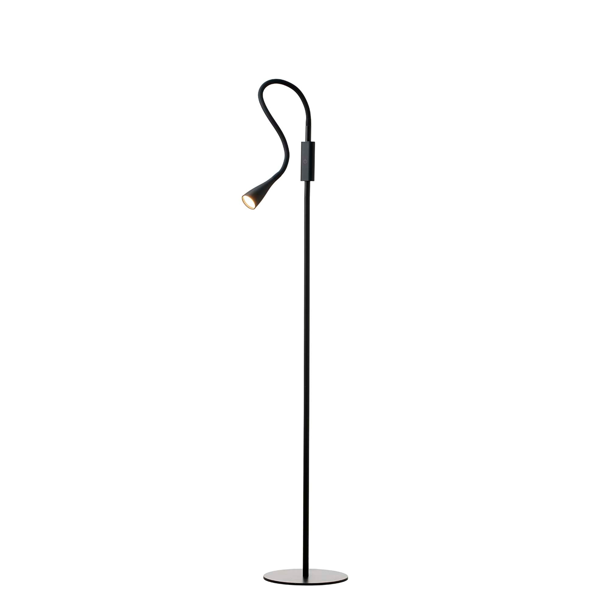 Twist LED Gulvlampe dæmpbar – sort