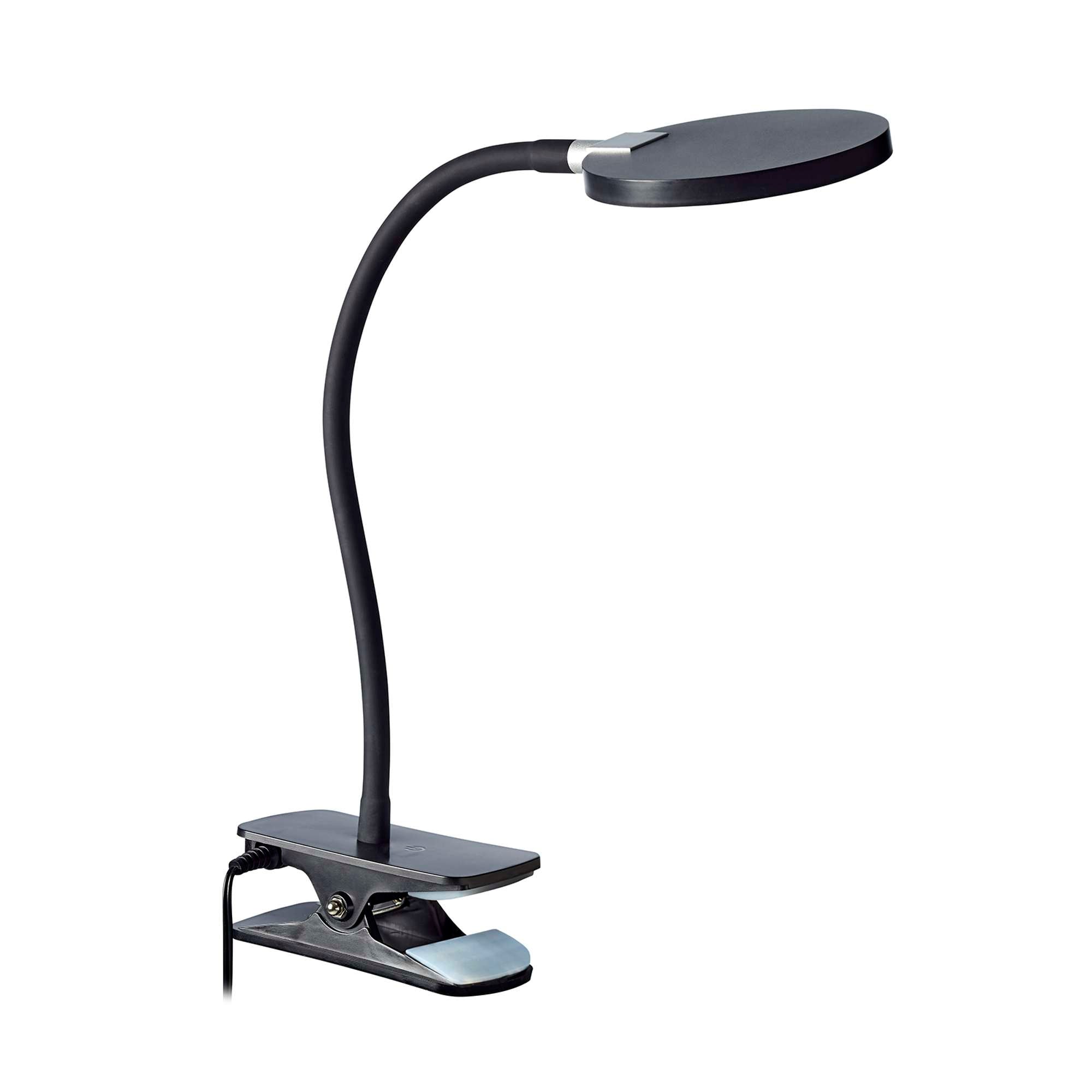 C3 LED Klemmelampe Sort