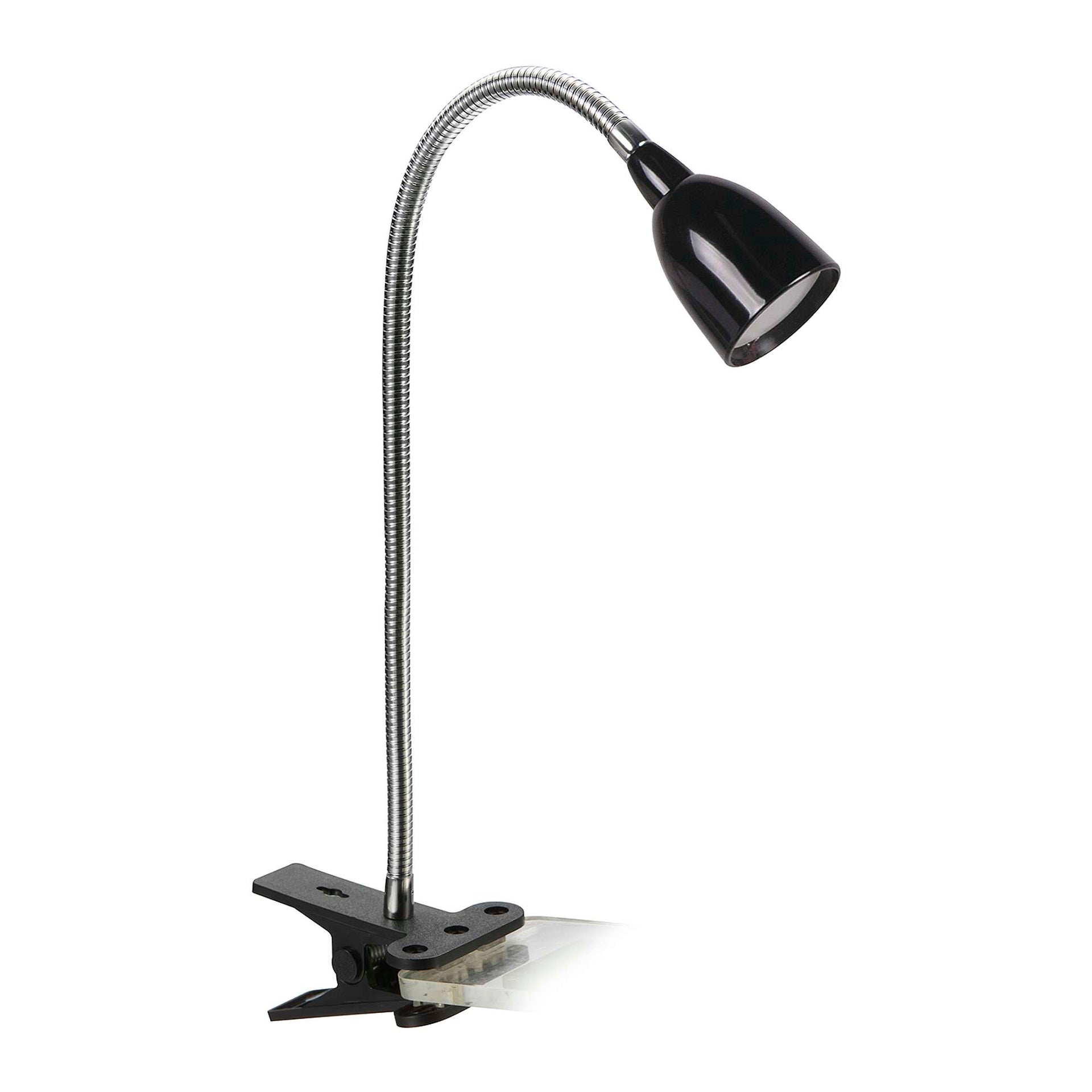 Kobra LED Klemmelampe Sort_1