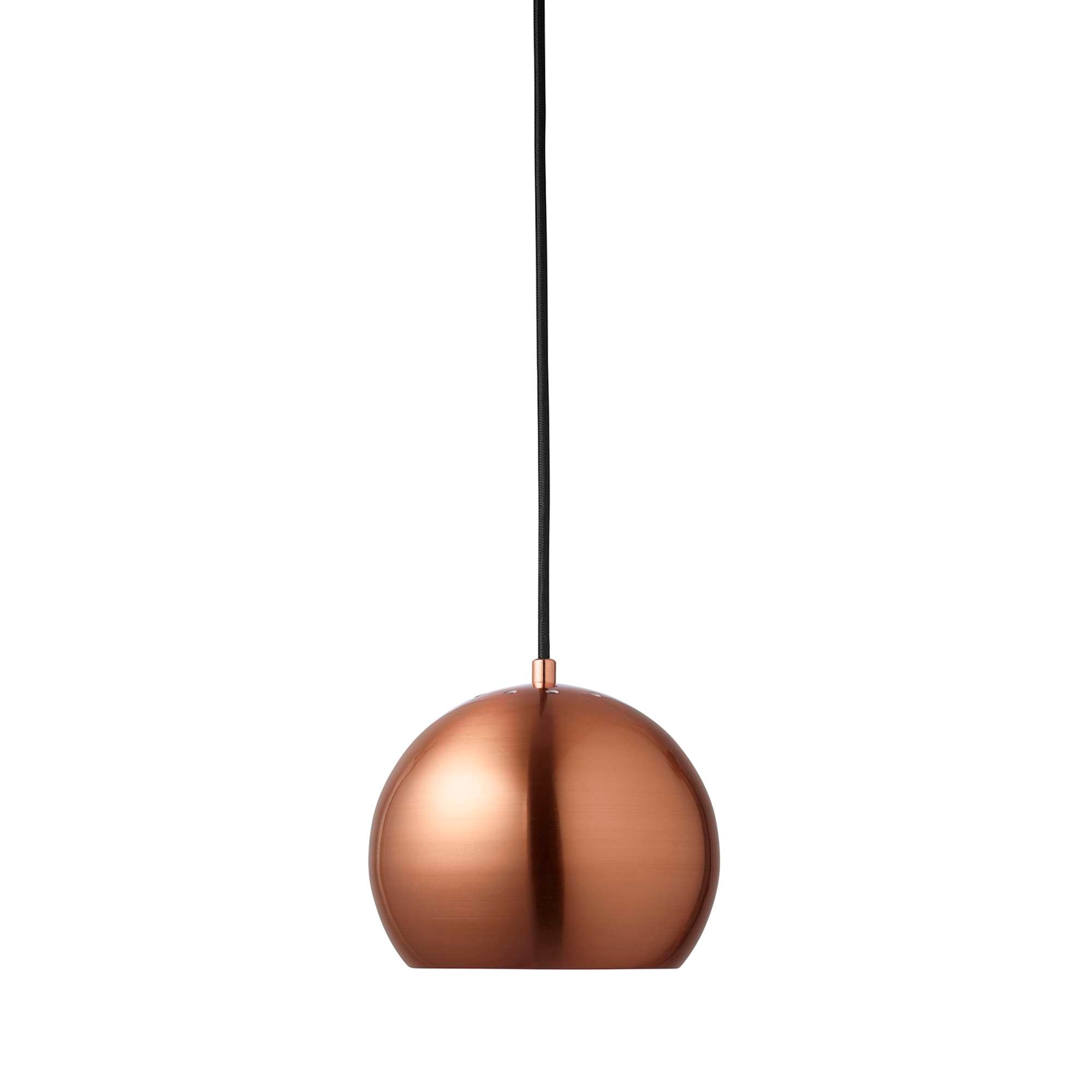 Nice Kuglependel 17 cm. Børstet kobber
