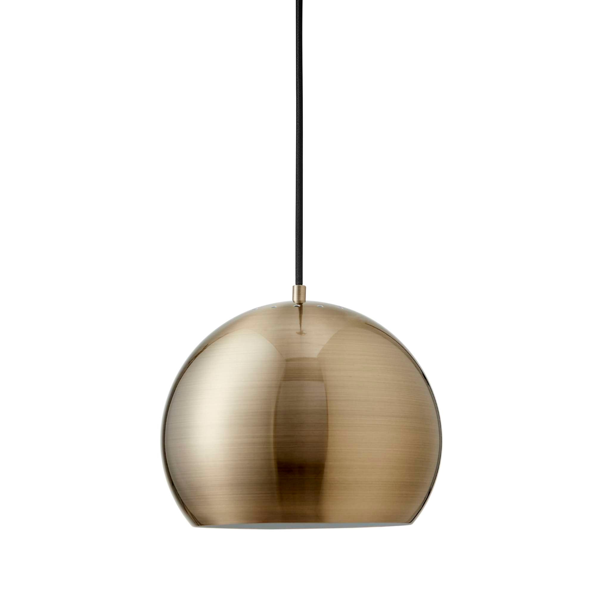 Nice Kuglependel 25 cm. Antik messing