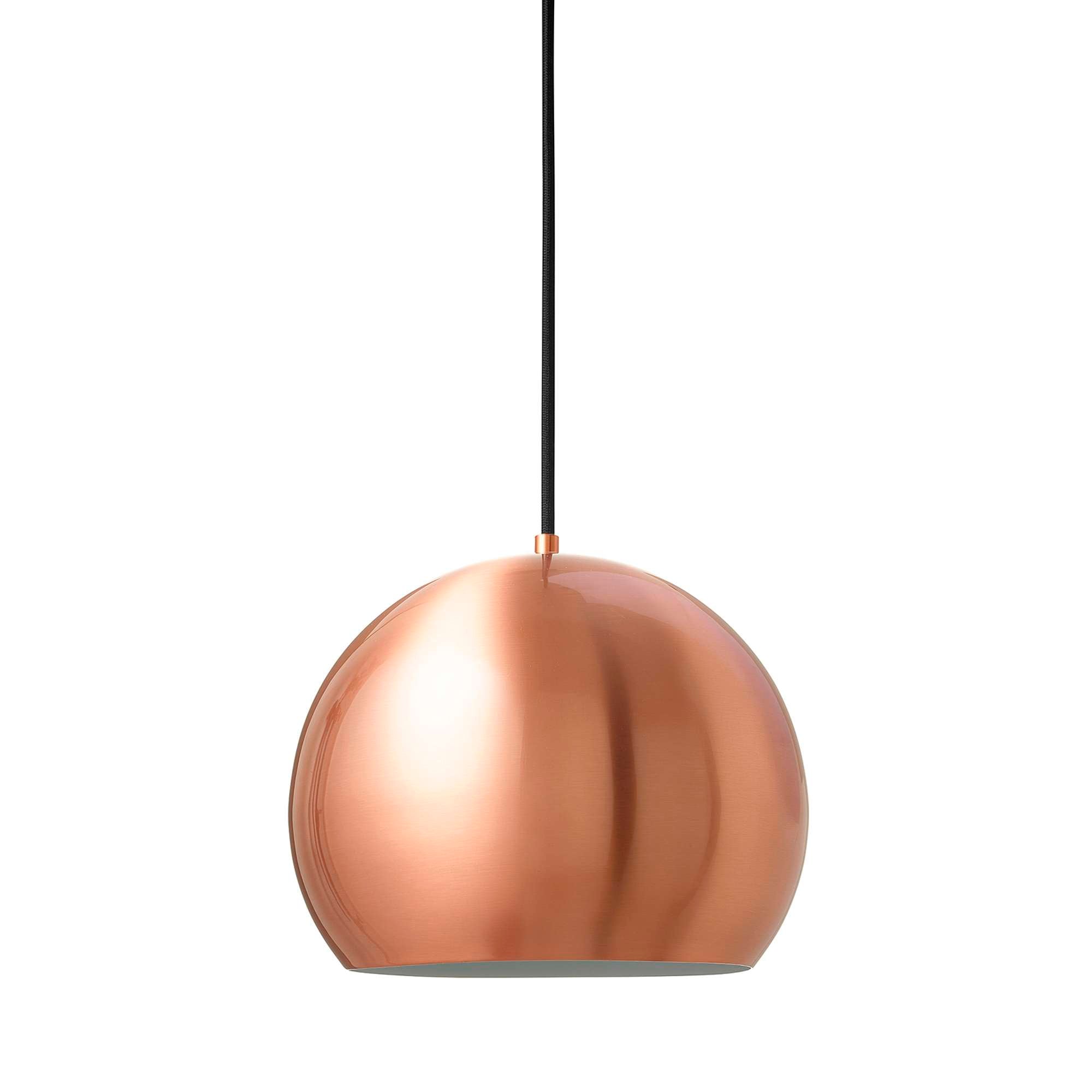 Nice Kuglependel 25 cm. Børstet kobber