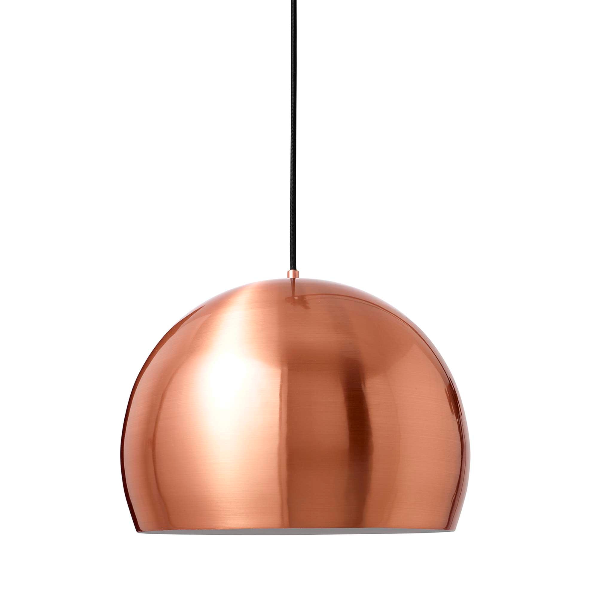 Nice Kuglependel 35 cm. Børstet kobber
